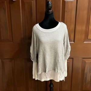 Women’s small miracle body, Long sleeve Gray Shirt